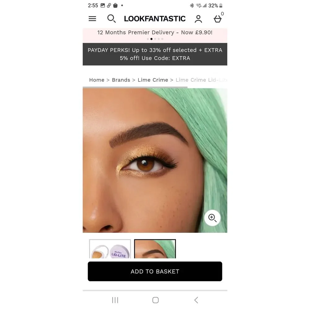 Lime Crime‎ Lid-Lite Soft Suede Eyeshadow
